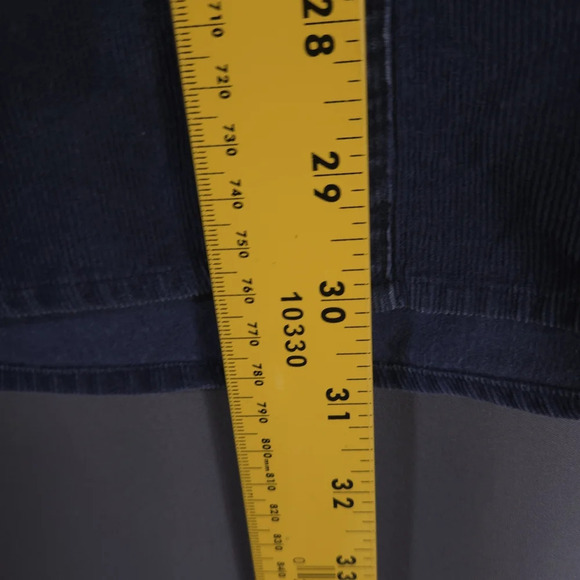Basics Corduroy Button Down Fall Halloween Thanksgiving Womens Size Med Rustic - Picture 6 of 7